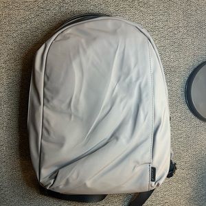 Away Travel Backpack in Grey with Luggage Sleeve
